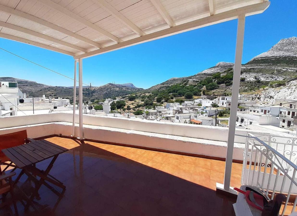 Bella Vista Montagna Apartamento Apérathos Exterior foto